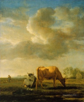  Velde Tableaux - adriaen van de velde vaches sur un pré 1658